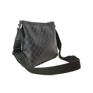 Louis Vuitton Shoulder Bag Damier Graphite Black Mick